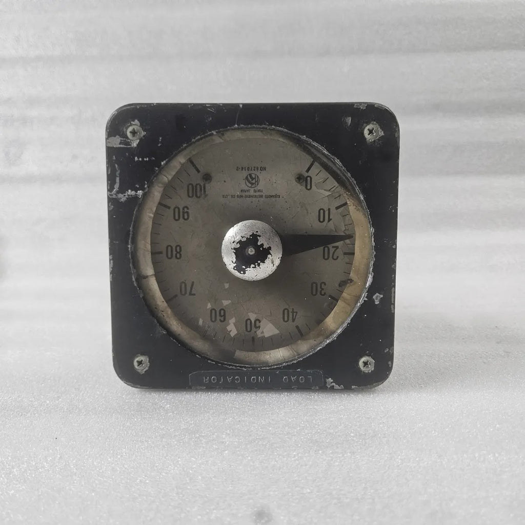 Kumamoto Instrument 627914-2 Load Indicator Panel Meter 0-100
