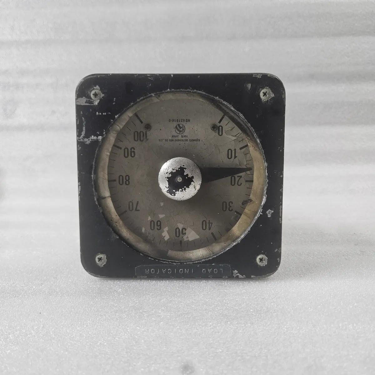 Kumamoto Instrument 627914-2 Load Indicator Panel Meter 0-100