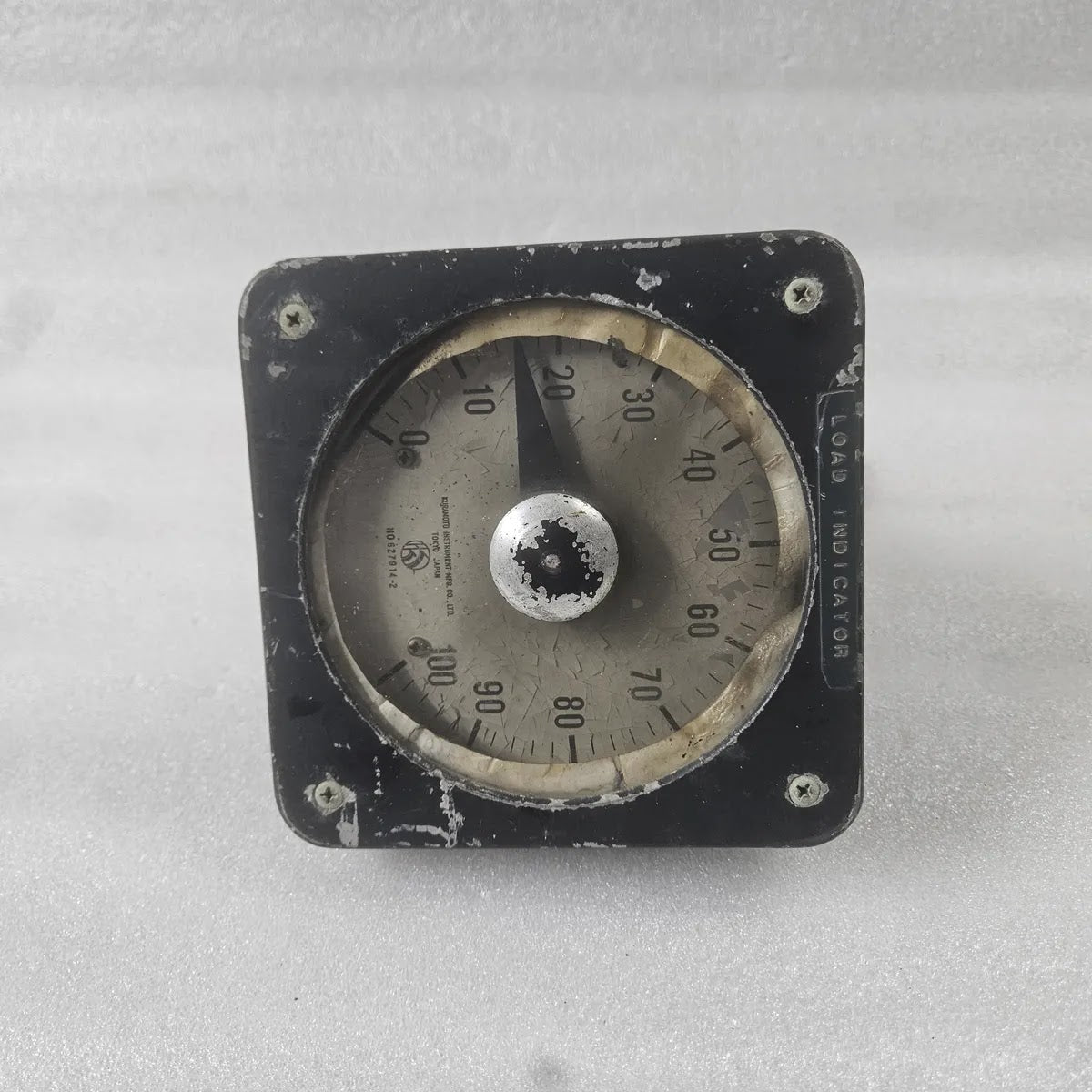 Kumamoto Instrument 627914-2 Load Indicator Panel Meter 0-100