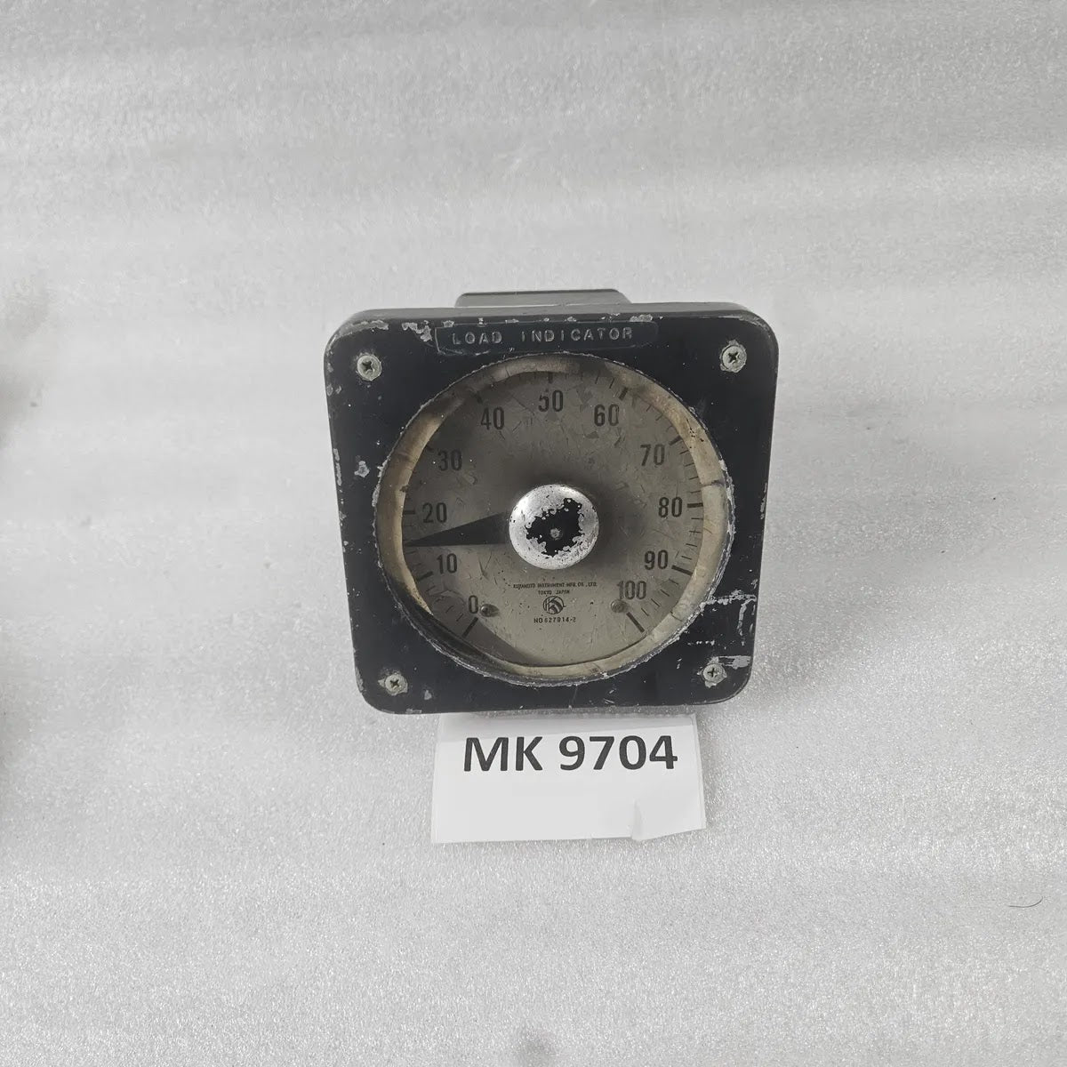 Kumamoto Instrument 627914-2 Load Indicator Panel Meter 0-100