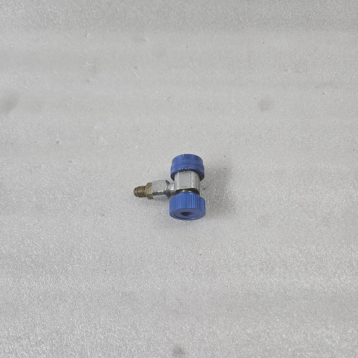 AC Refrigerant Quick Coupler Low Side Charging Adapter Blue