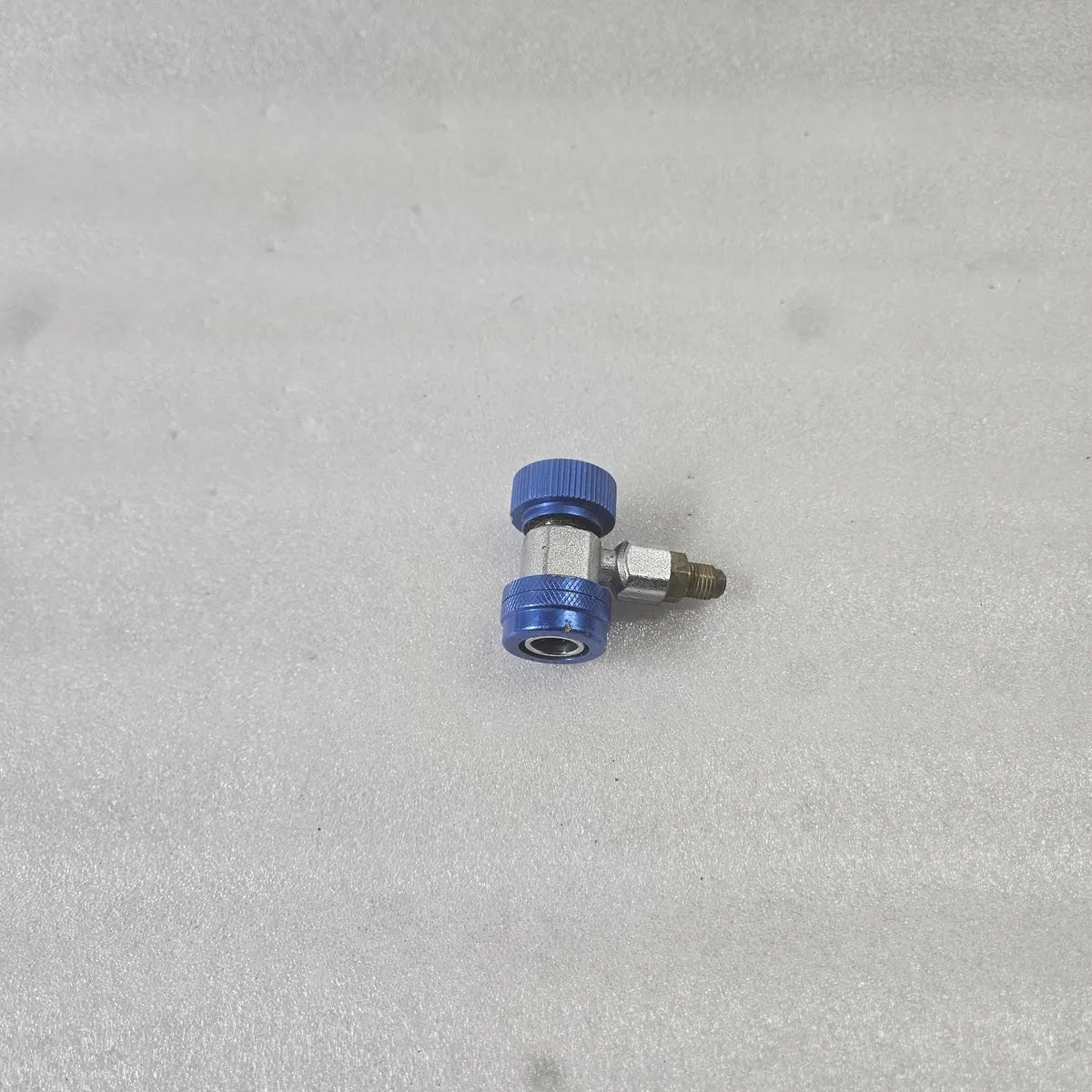 AC Refrigerant Quick Coupler Low Side Charging Adapter Blue