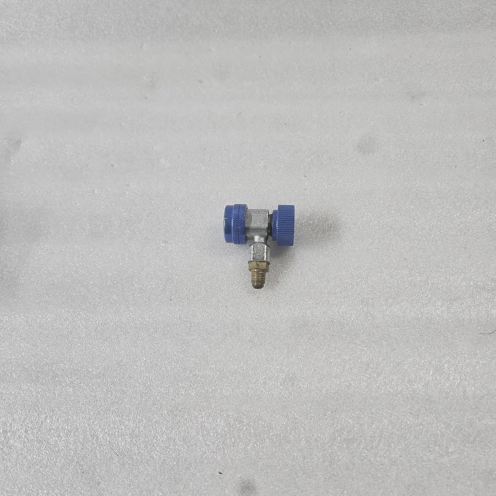 AC Refrigerant Quick Coupler Low Side Charging Adapter Blue