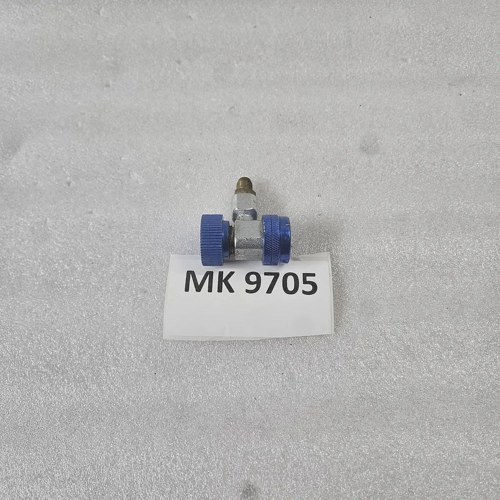 AC Refrigerant Quick Coupler Low Side Charging Adapter Blue