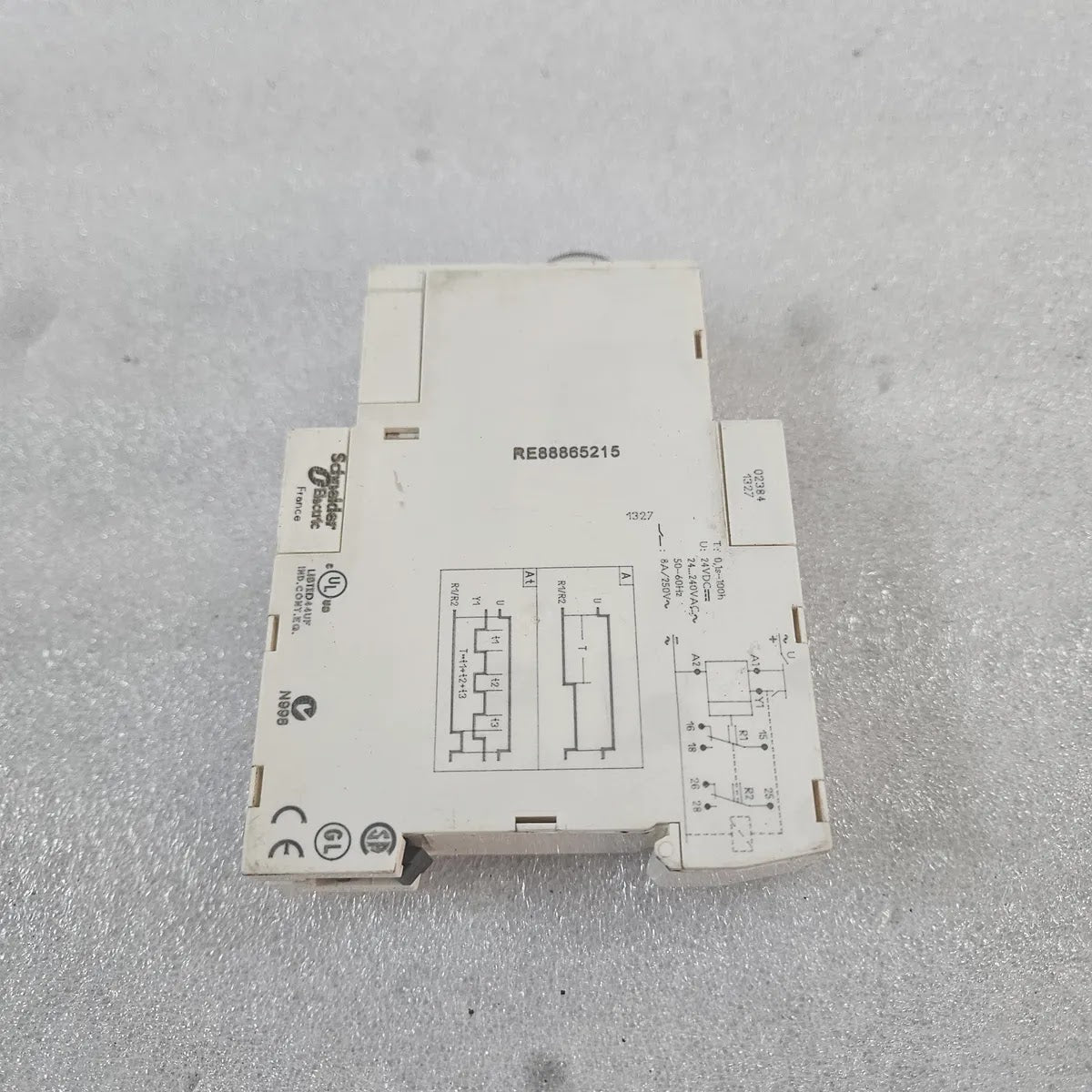Telemecanique RE88865215 Timing Relay 24VDC 24-240VAC 8A