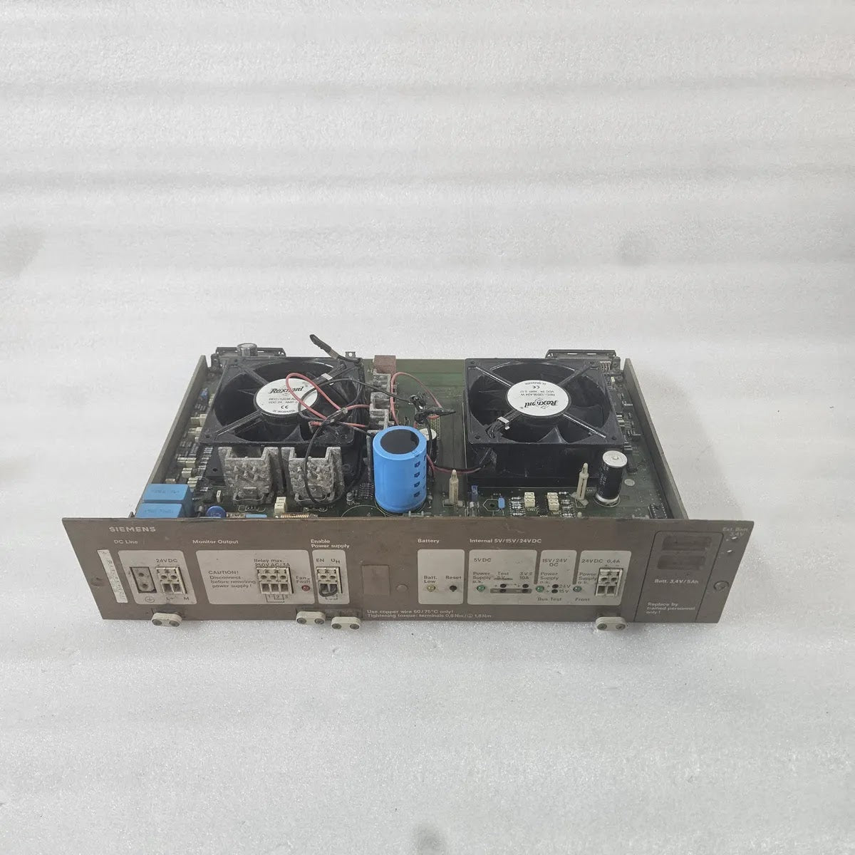 Siemens DC Line Power Supply 24VDC 5V/15V/24VDC Relay 250VAC/3A - FOR PARTS