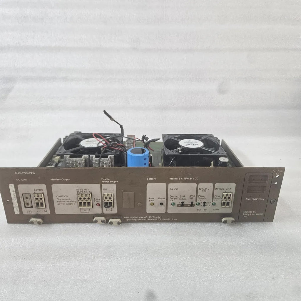 Siemens DC Line Power Supply 24VDC 5V/15V/24VDC Relay 250VAC/3A - FOR PARTS