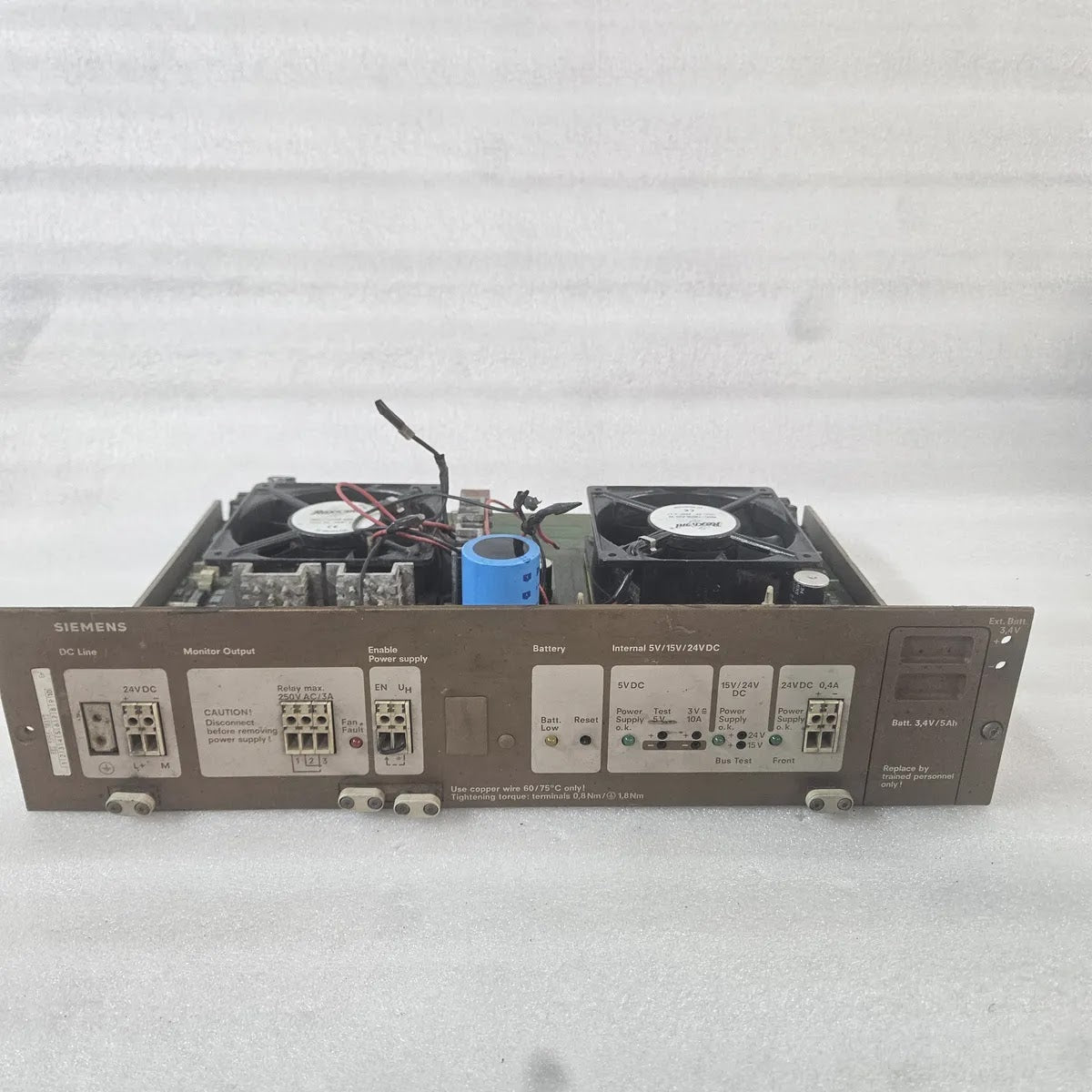 Siemens DC Line Power Supply 24VDC 5V/15V/24VDC Relay 250VAC/3A - FOR PARTS