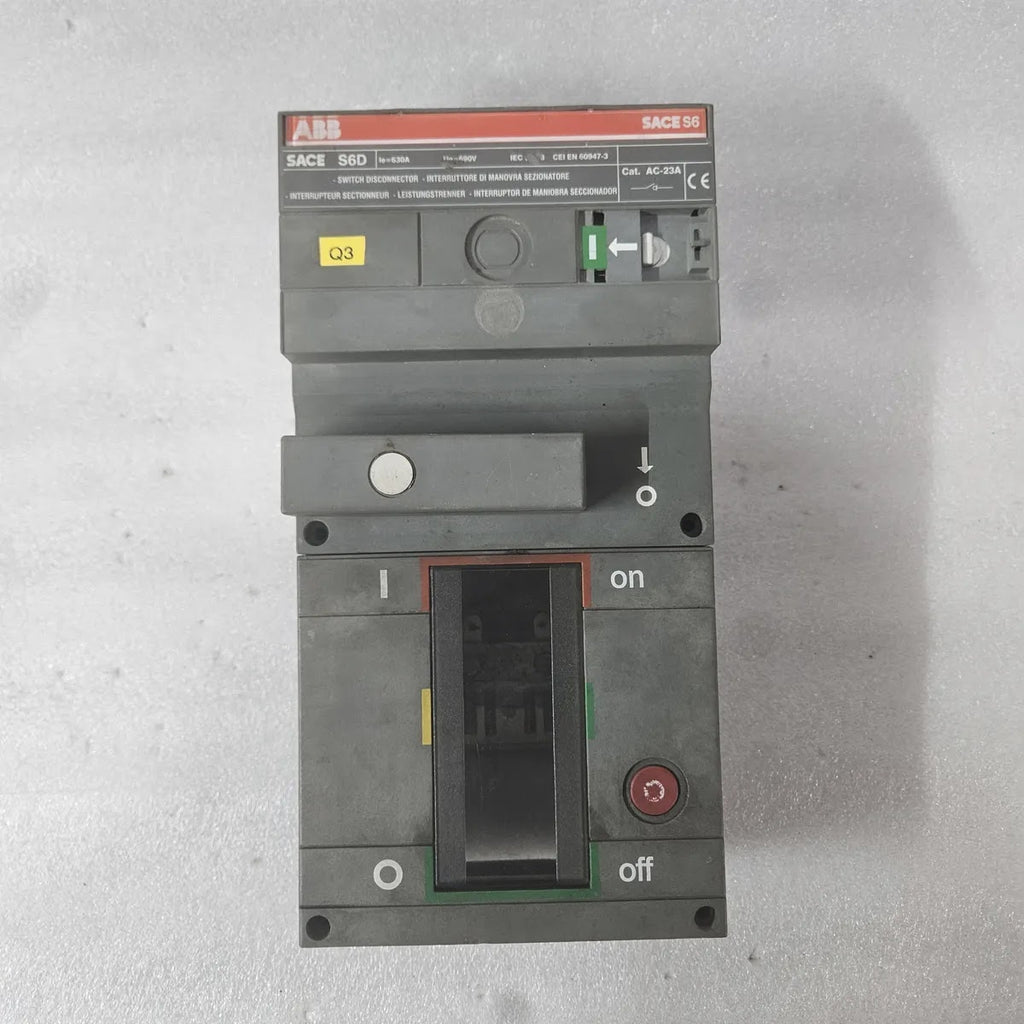ABB SACE S6D Switch Disconnector 630A 690V AC-23A