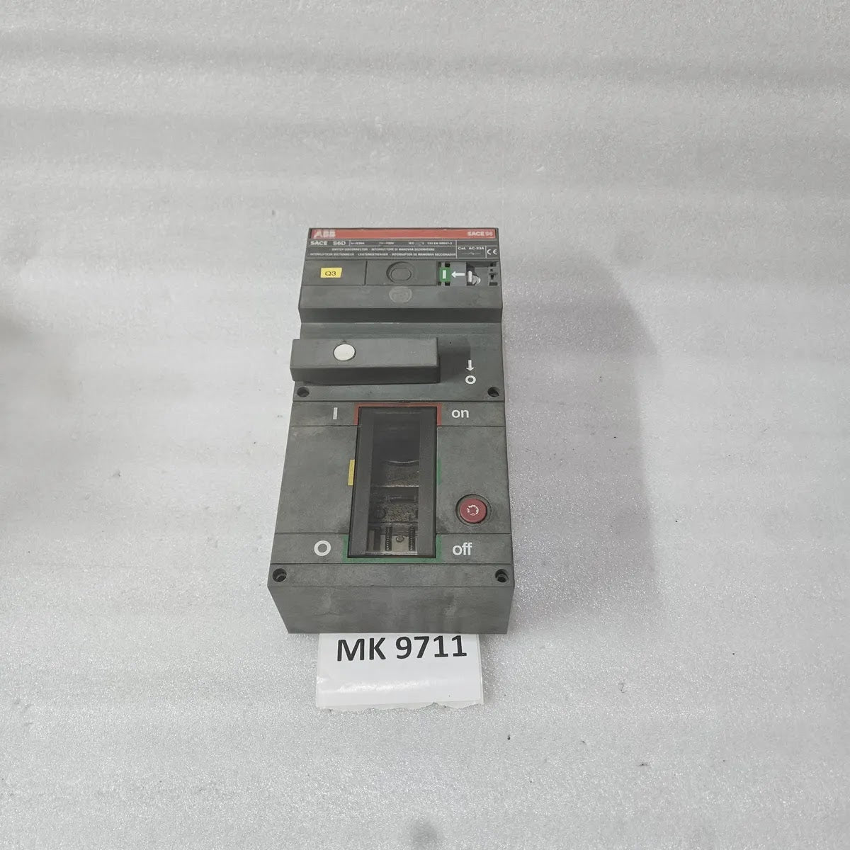 ABB SACE S6D Switch Disconnector 630A 690V AC-23A