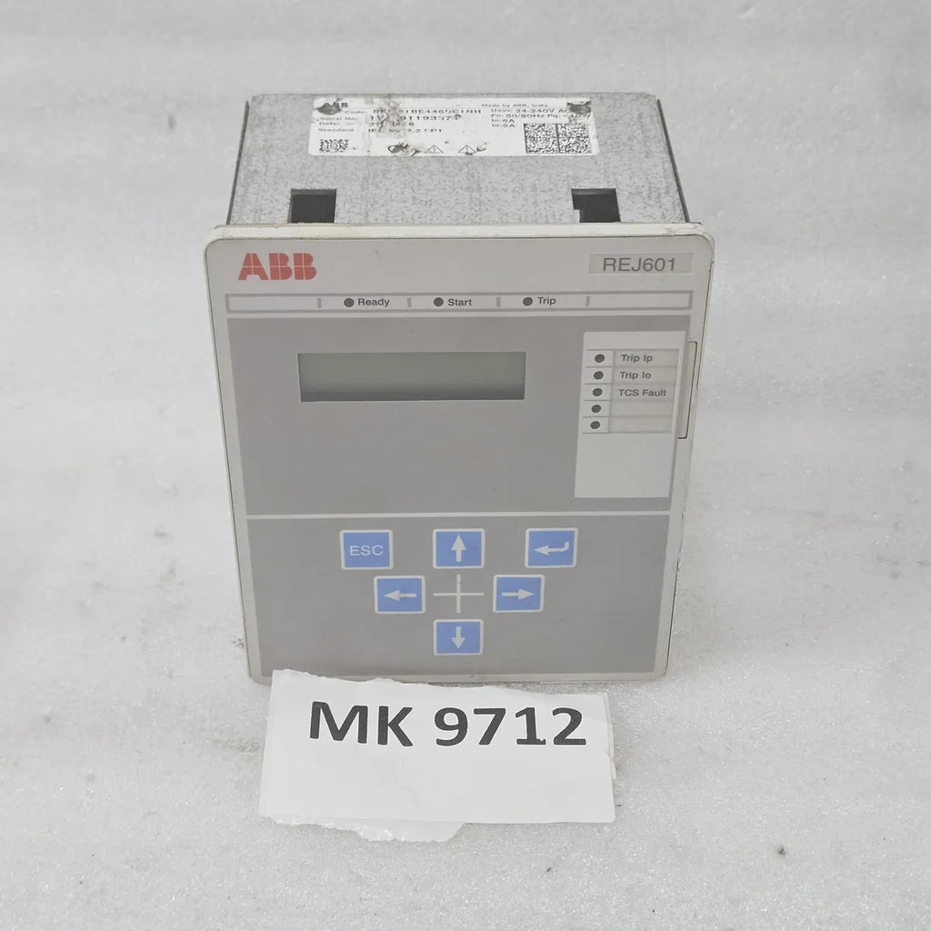 ABB REJ601BE446BC1NH Overcurrent Protection Relay 24-240V AC/DC 5A