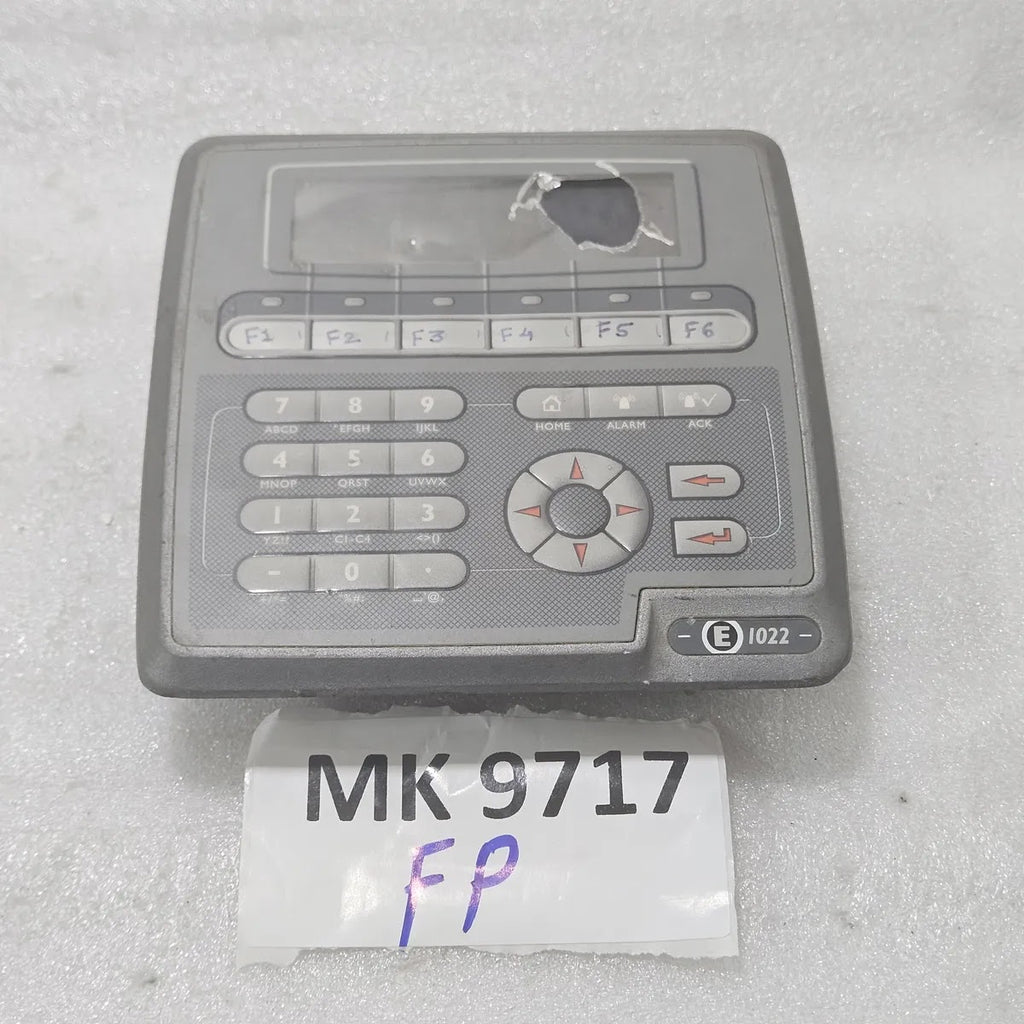 Beijer Electronics E1022 Operator Panel 24V DC 603111202 - FOR PARTS