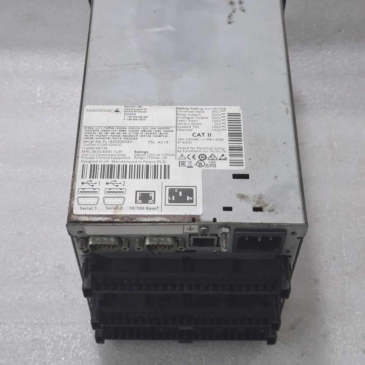 Marinfloc 6100A Process Controller 100-230VAC CAT II Marine