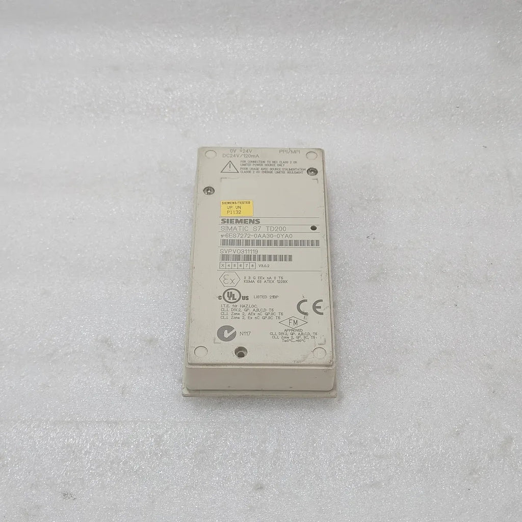 Siemens TD 200 Text Display Operator Panel - FOR PARTS