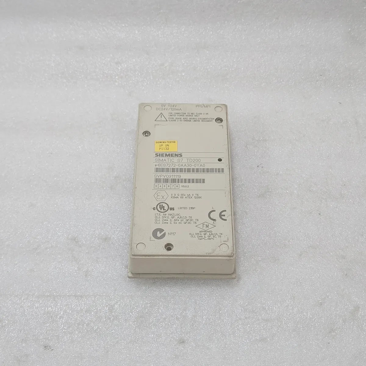 Siemens TD 200 Text Display Operator Panel - FOR PARTS