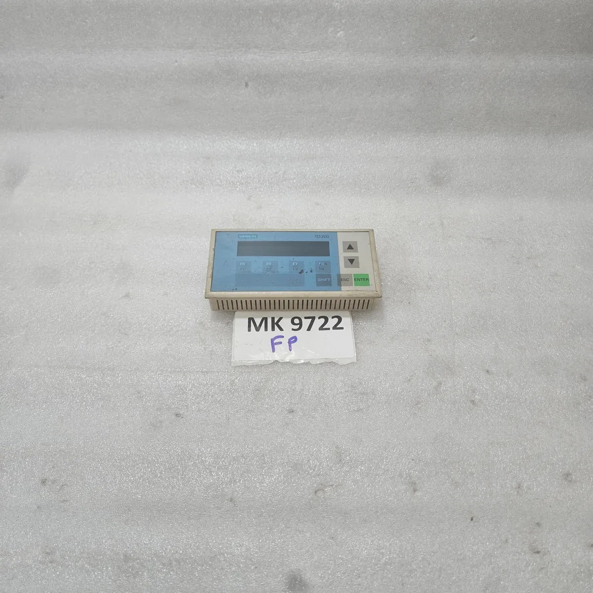 Siemens TD 200 Text Display Operator Panel - FOR PARTS