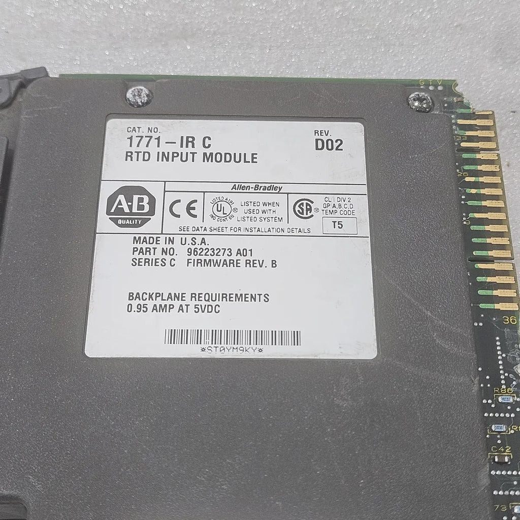 A Bradley 1771-IR C RTD Input Module Series C 6-Ch