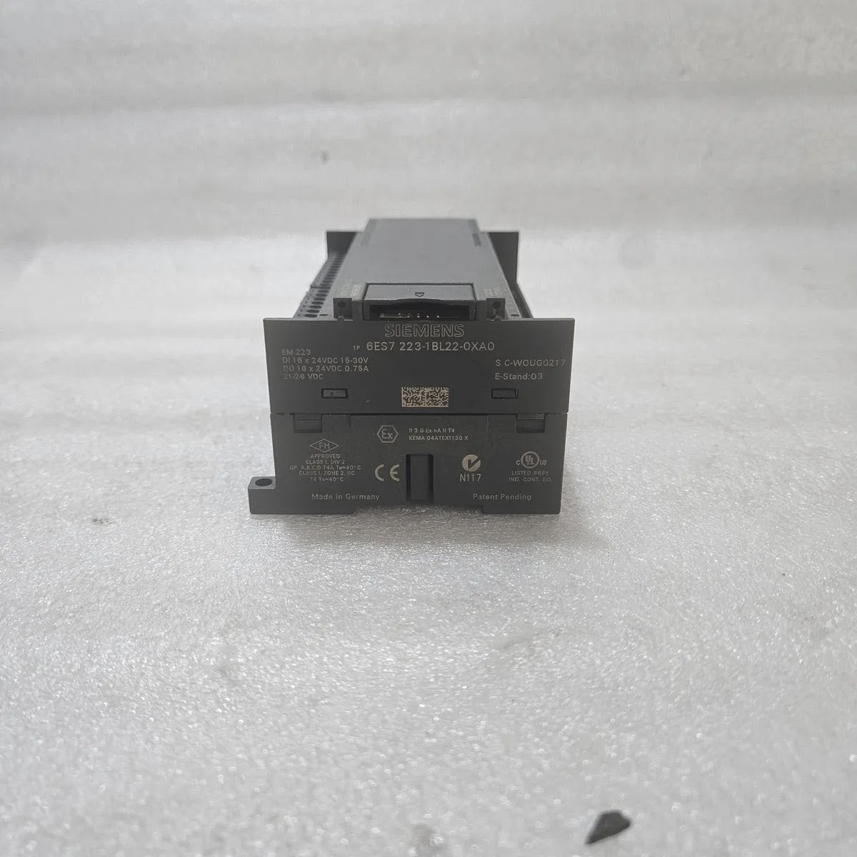 Siemens 6ES7 223-1BL22-0XA0 EM 223 DC/DC 16DI 16DO PLC Module - FOR PARTS