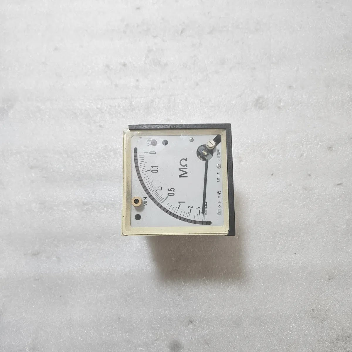 FREB Sc2500/1S MΩ Insulation Monitor Panel Meter 0.25mA 220V - FOR PARTS