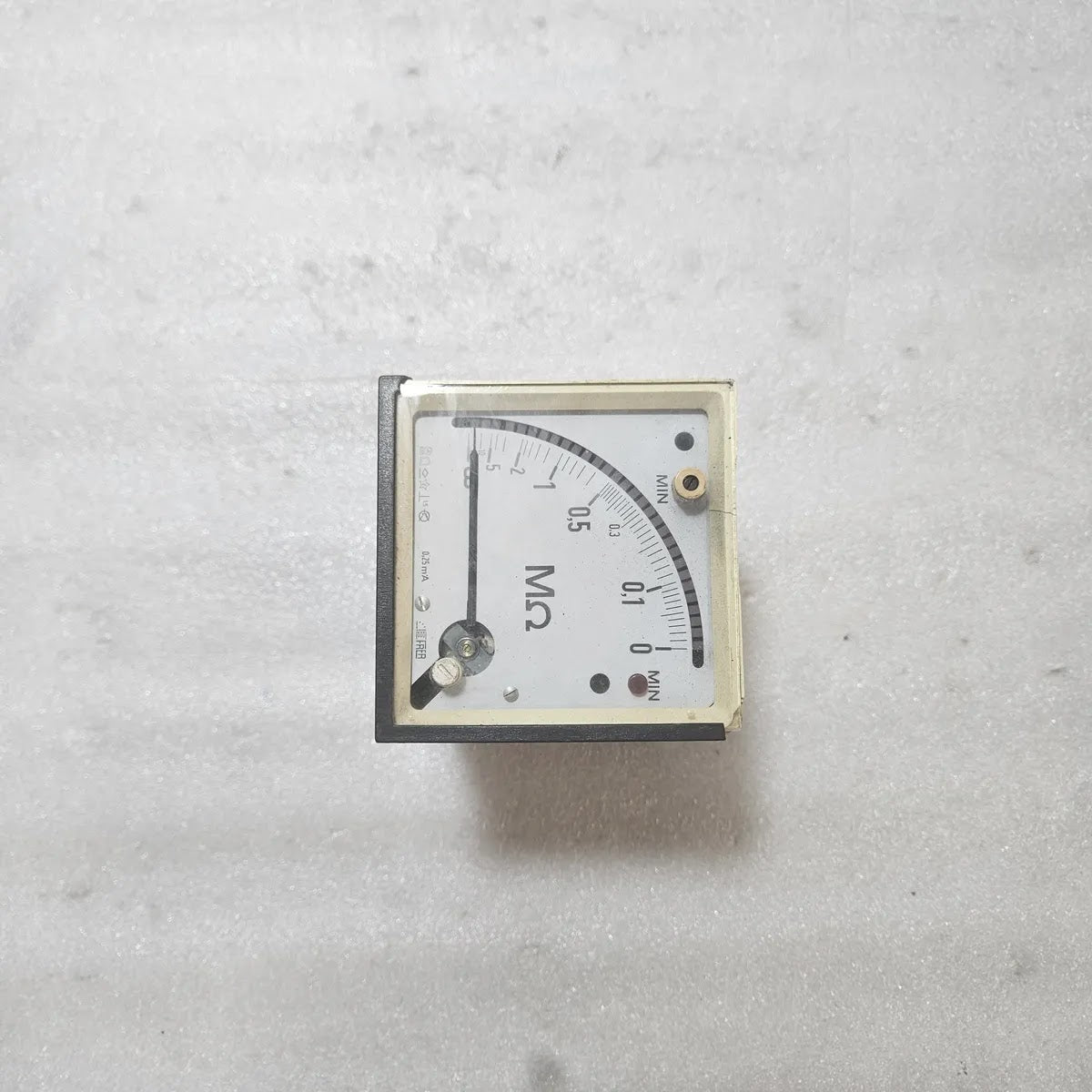 FREB Sc2500/1S MΩ Insulation Monitor Panel Meter 0.25mA 220V - FOR PARTS