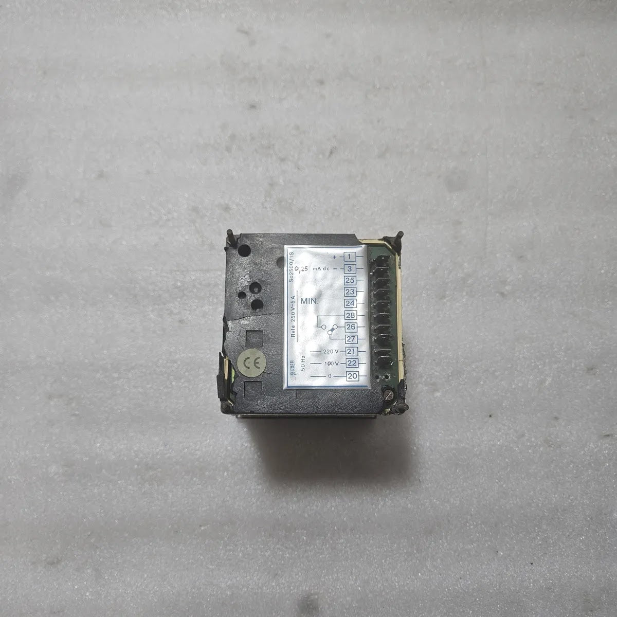 FREB Sc2500/1S MΩ Insulation Monitor Panel Meter 0.25mA 220V - FOR PARTS