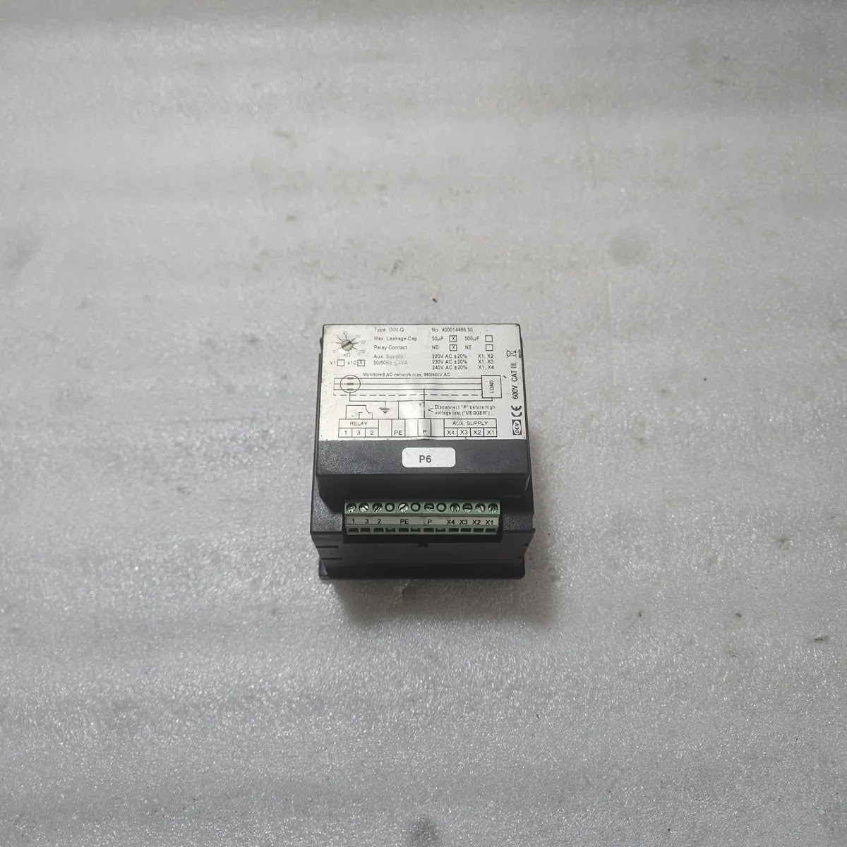 DEIF DIM-Q DQ96-x Insulation Monitor 10kV 880V AC 600V CAT III