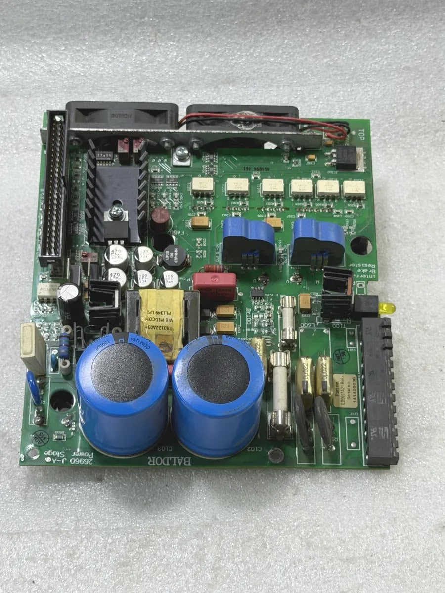 BALDOR EB0607A21 Power Stage PCB Board 26960 J-A Internal Brake Resistor
