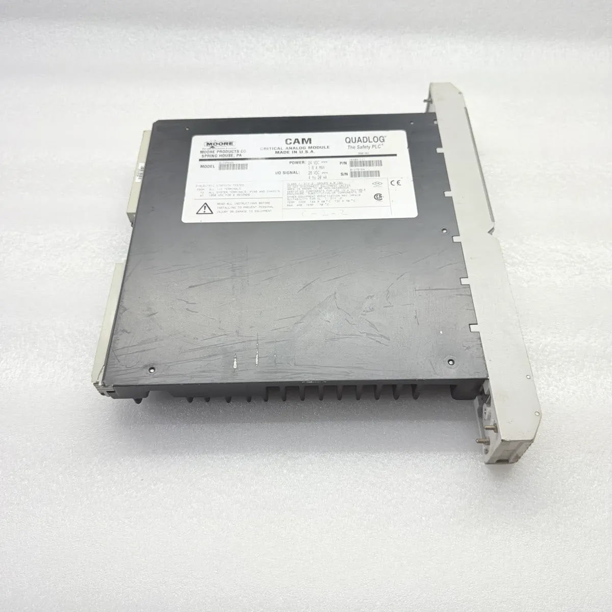 MOORE PRODUCTS Quadlog CAM Critical Analog Module 16404-1/1 Safety PLC