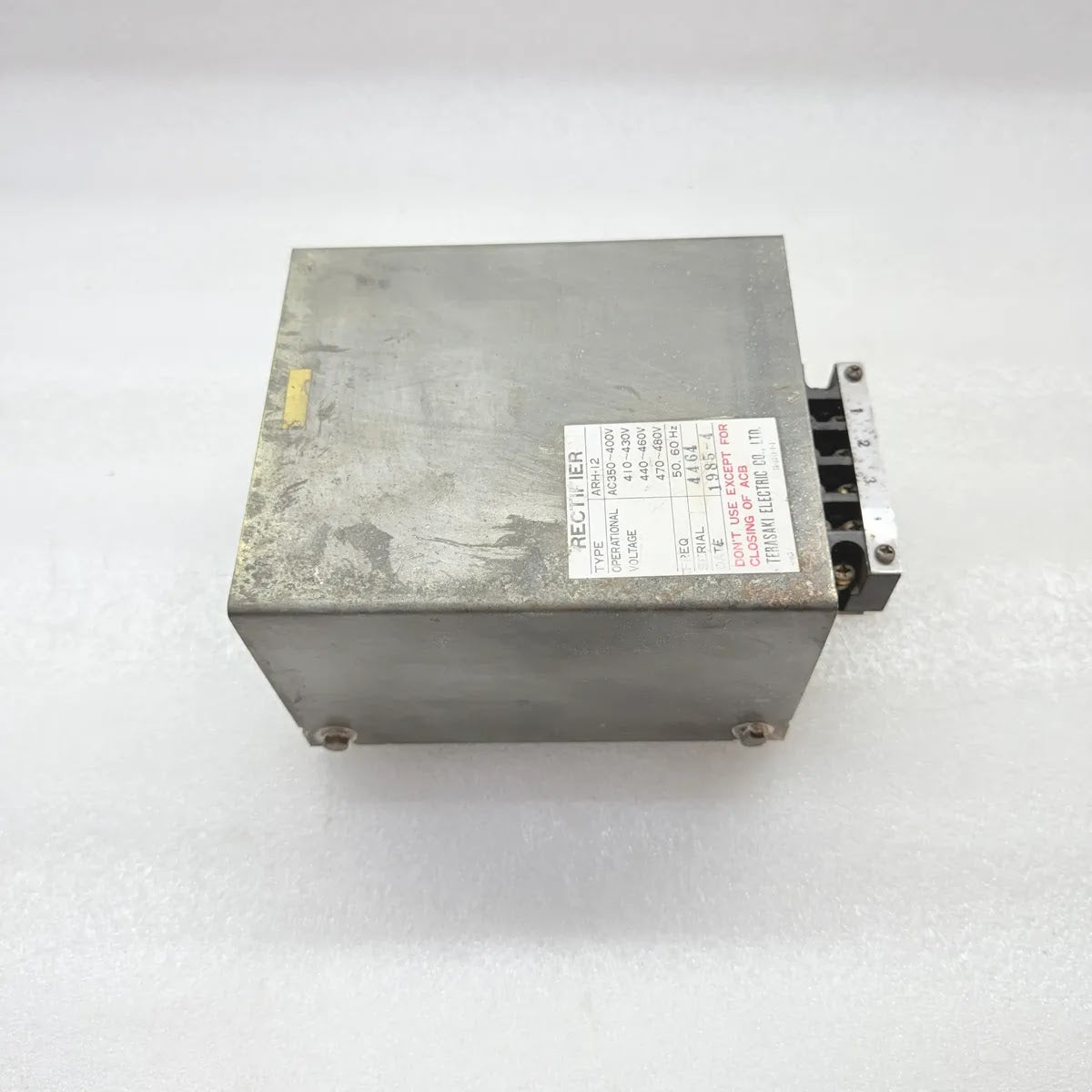 TERASAKI ELECTRIC ARH-12 RECTIFIER AC350-480V 50/60Hz FOR ACB CLOSING