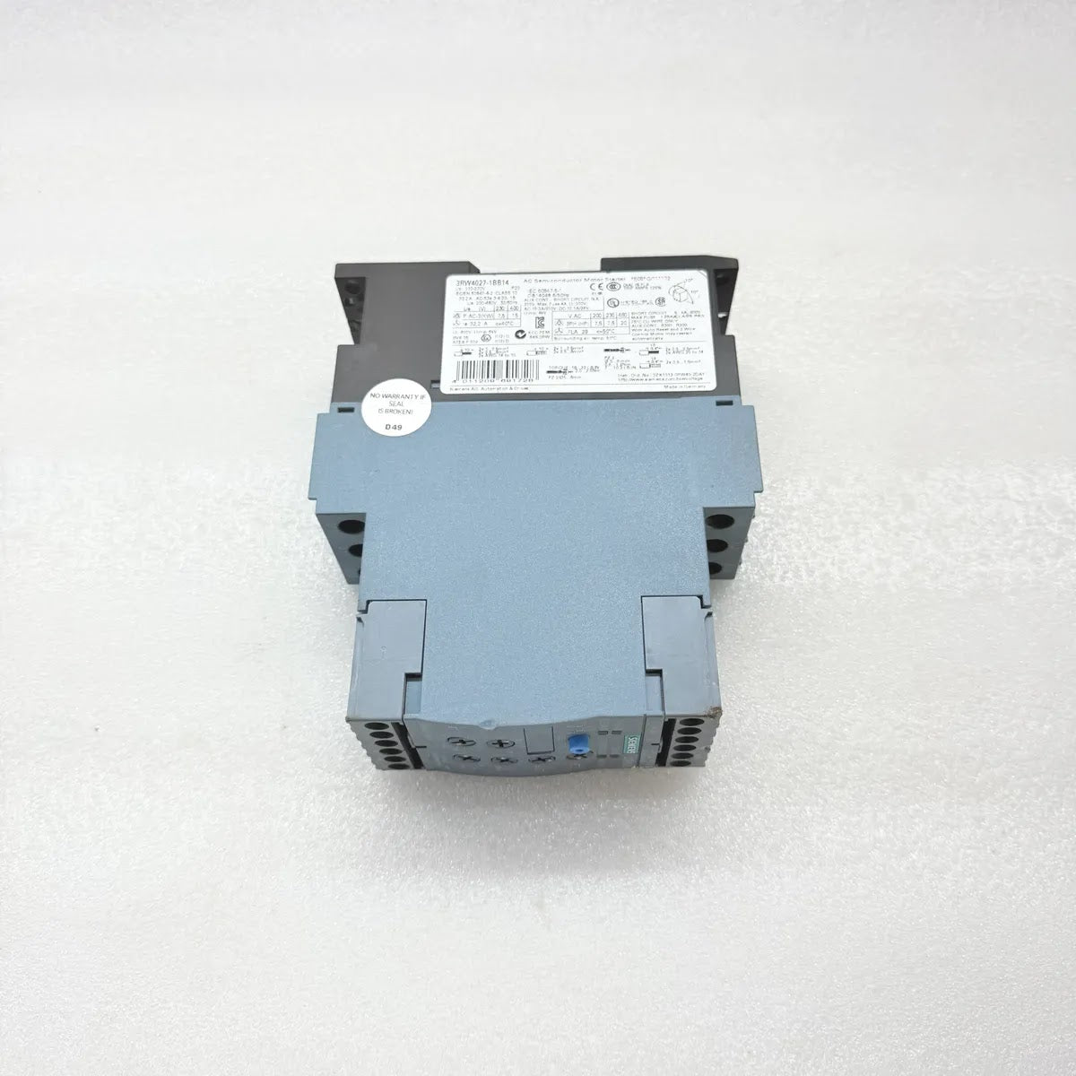 SIEMENS 3RW4027-1BB14 SIRIUS Soft Starter AC Semiconductor Motor Starter 24V DC