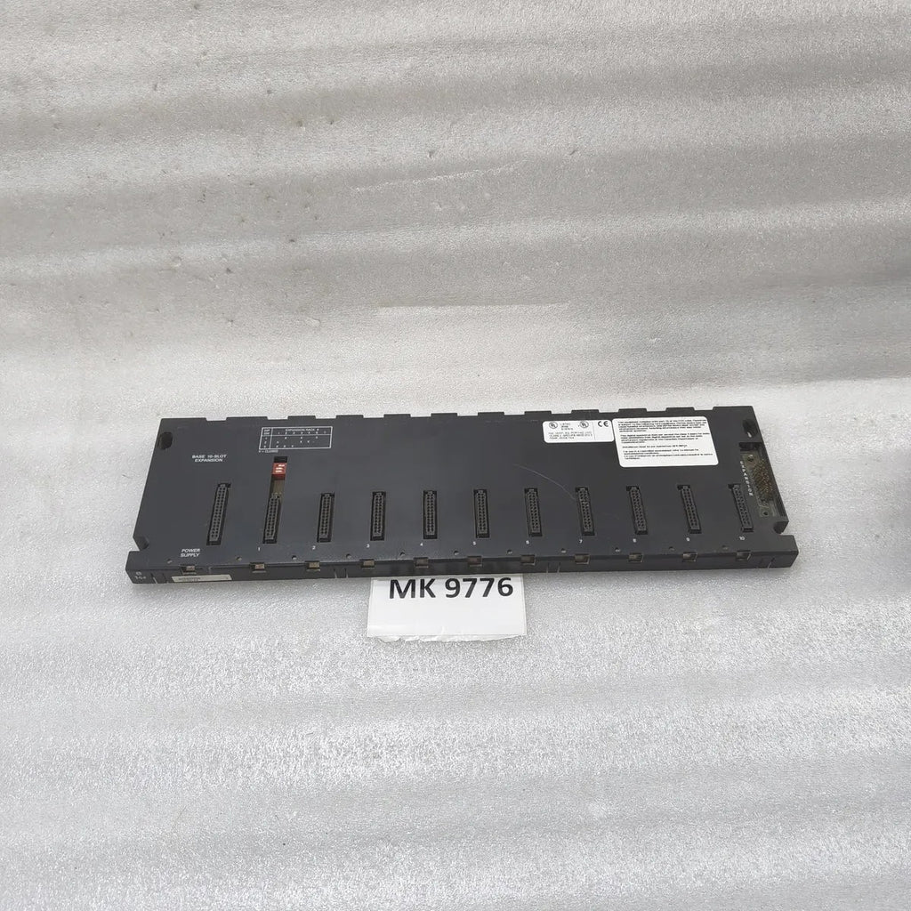 GE Fanuc Base 10-Slot Expansion Rack PLC I/O Class I Div 2 T4A UL