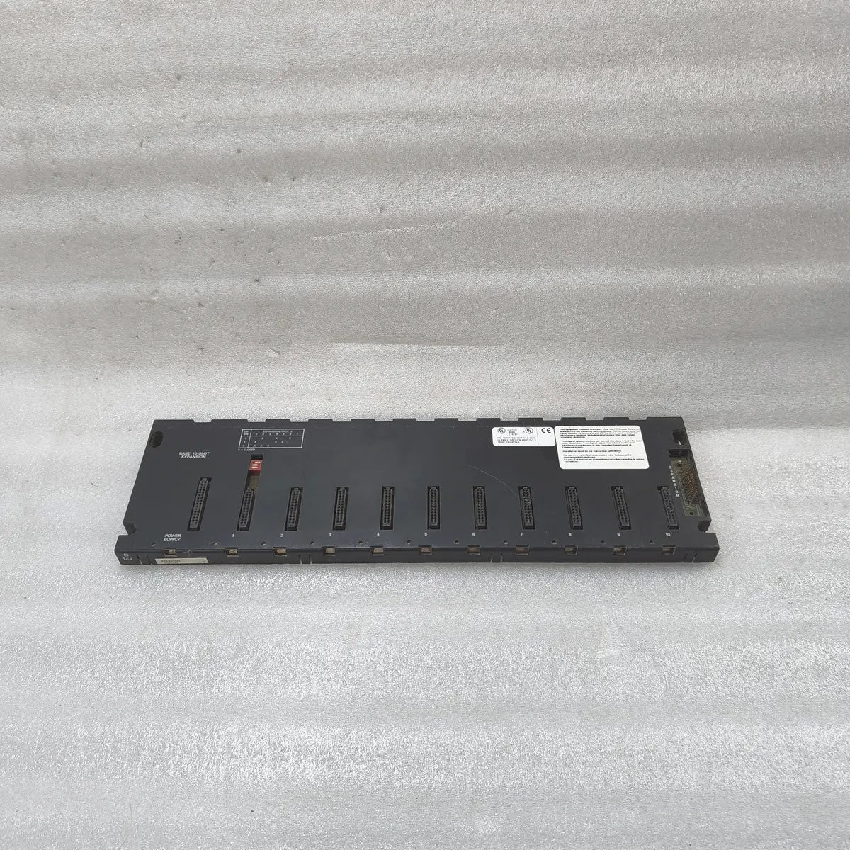 GE Fanuc Base 10-Slot Expansion Rack PLC I/O Class I Div 2 T4A UL