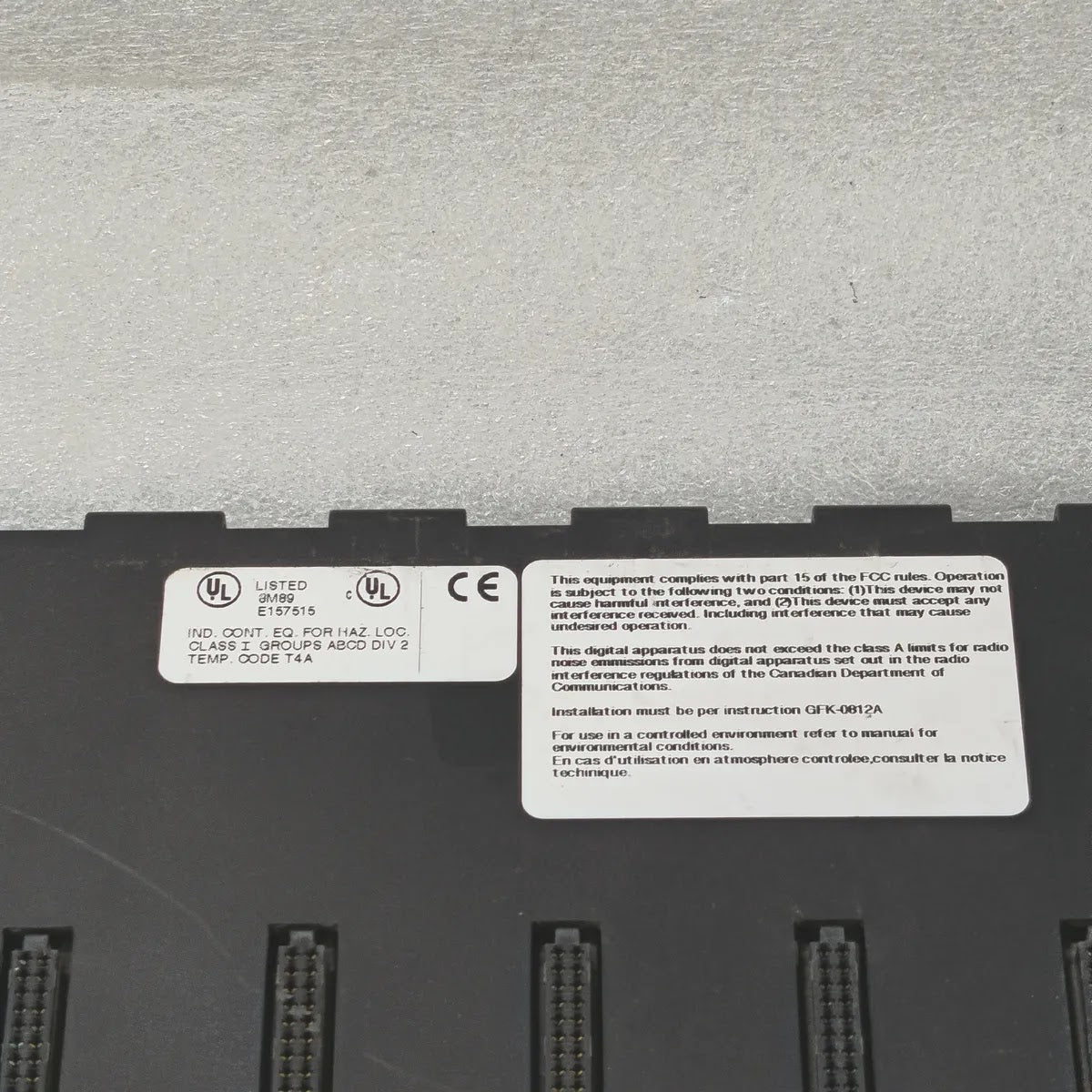 GE Fanuc Base 10-Slot Expansion Rack PLC I/O Class I Div 2 T4A UL