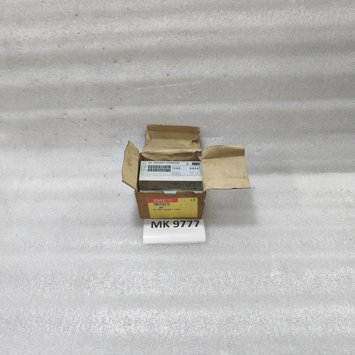 IME TM1FA215 D6F Frequency Transducer 115/230V 55-65Hz Output 4-20mA