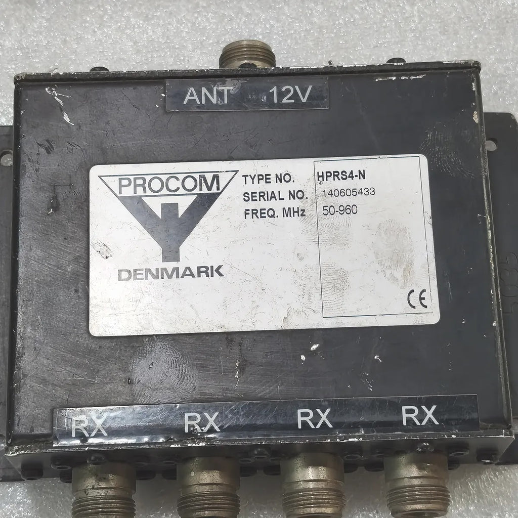 Procom HPRS4-N Antenna Splitter 4-Way RX 50-960MHz 12V Denmark