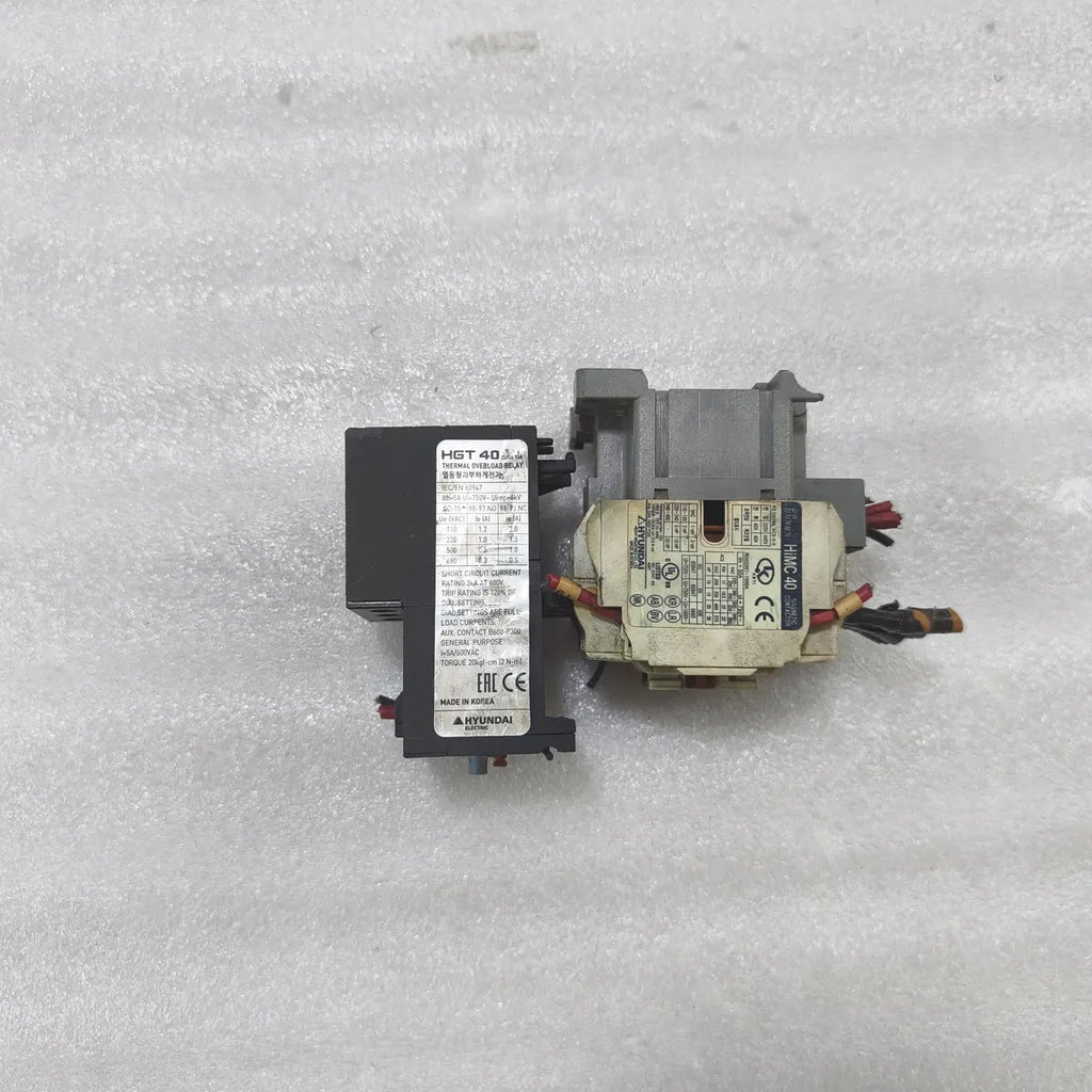 Hyundai HIMC 40 Contactor with HGT 40 Thermal Overload Relay Ue 750V IEC 60947