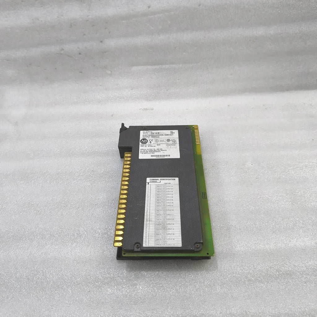 A Bradley 1771-OW16/B Electromechanical Contact Output Module 24-250VAC
