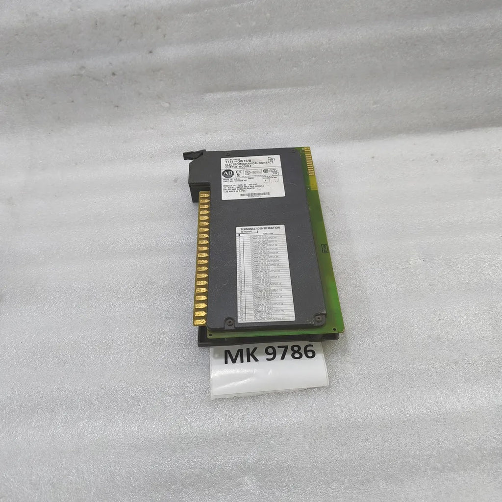 A Bradley 1771-OW16/B Electromechanical Contact Output Module 24-250VAC