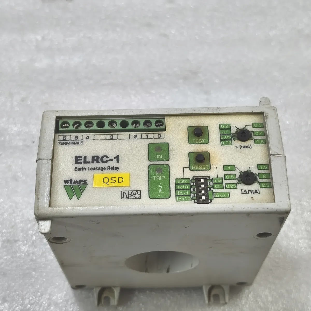 Wimex ELRC-1 Earth Leakage Relay 110-415V IΔn 0.1-2.5A - FOR PARTS
