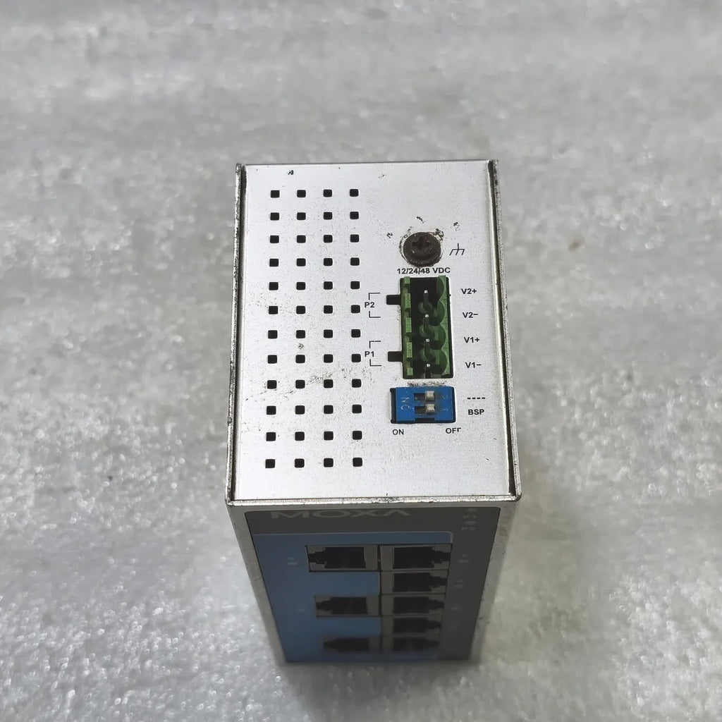 Moxa EDS-208A Industrial Ethernet Switch 8-Port 10/100 12/24/48 VDC