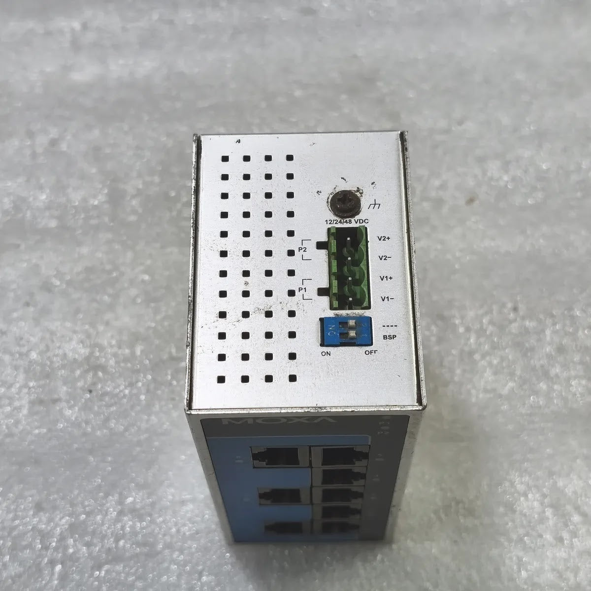 Moxa EDS-208A Industrial Ethernet Switch 8-Port 10/100 12/24/48 VDC