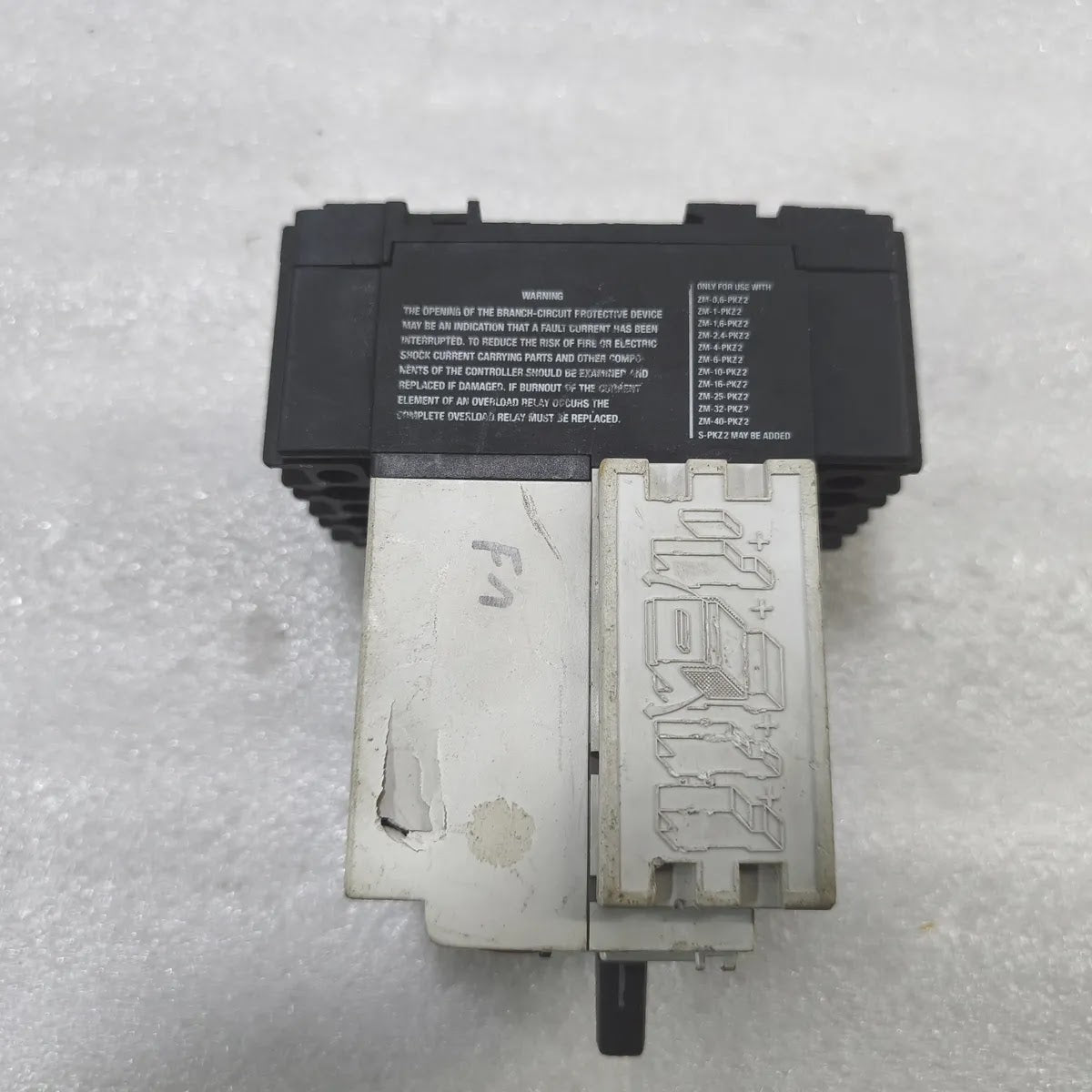 Moeller ZM-16-PKZ2 PKZ 2 Motor Breaker Trip Module 0.6-40A 600V AC 3-Phase