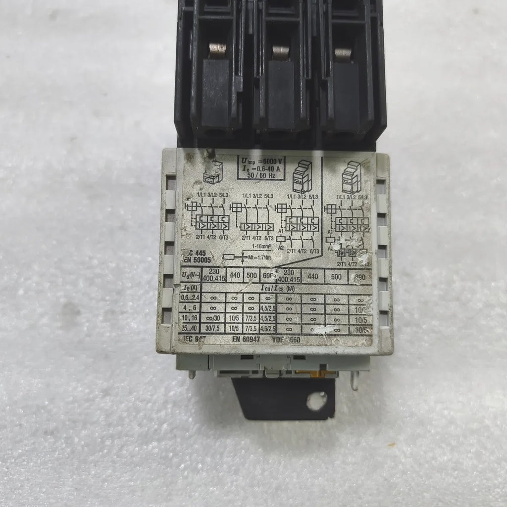 Moeller ZM-16-PKZ2 PKZ 2 Motor Breaker Trip Module 0.6-40A 600V AC 3-Phase