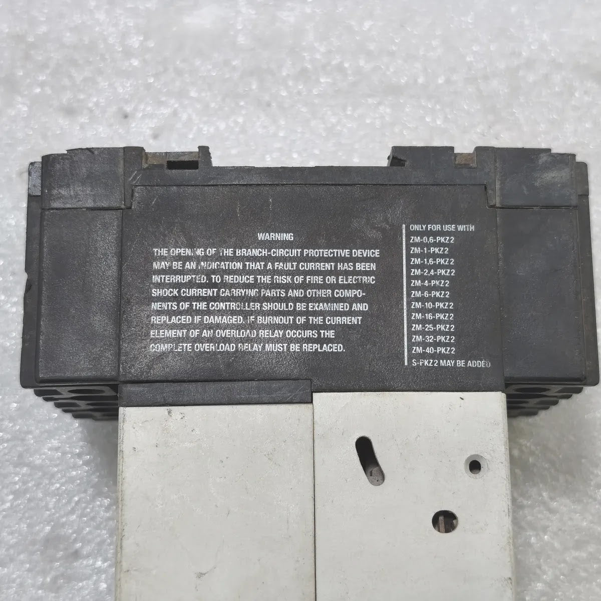 Moeller PKZ 2 M-16-PKZ2 Motor Protective Circuit Breaker 0.6-40A 600V AC 3-Pole