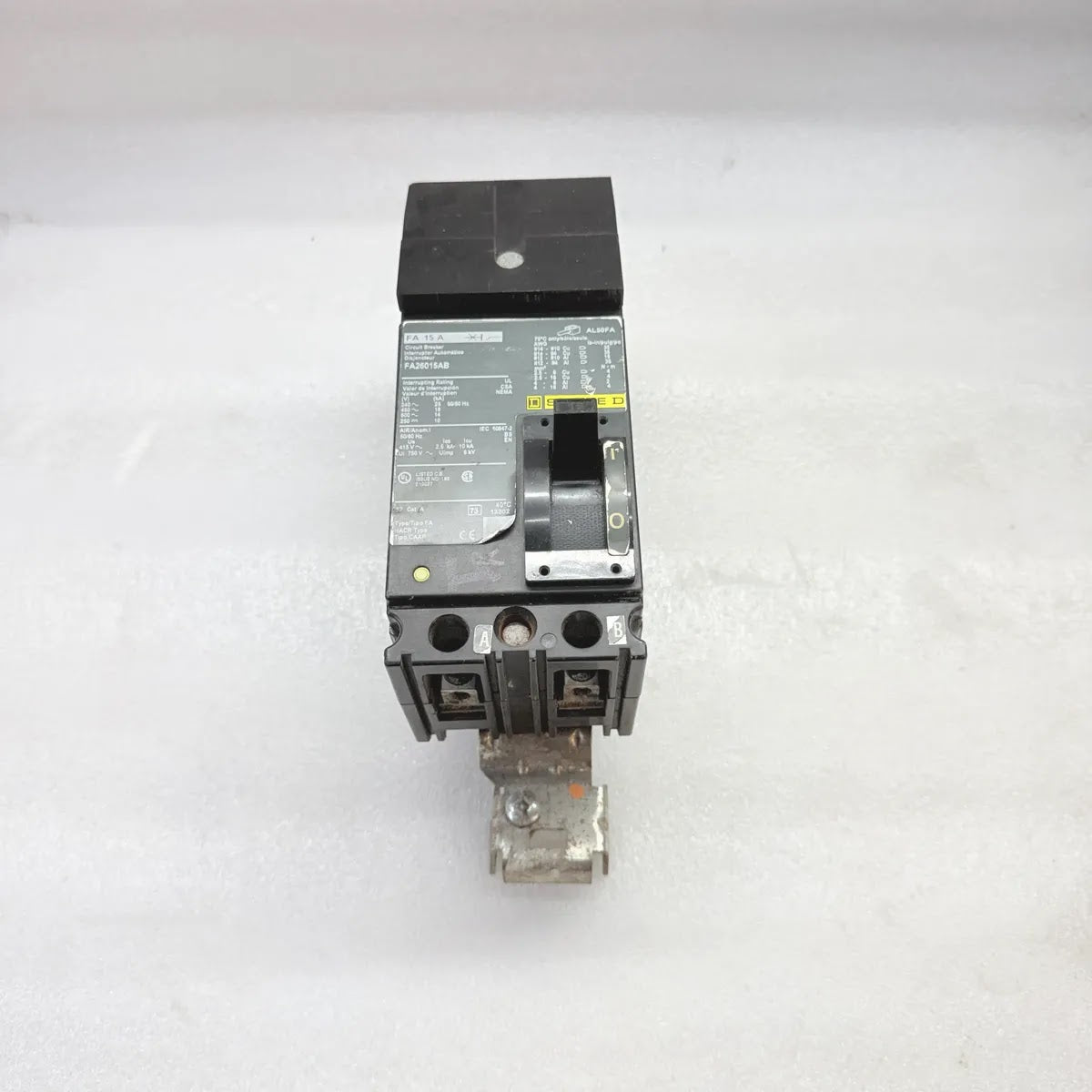 SQUARE D FA26015AB Circuit Breaker FA 15A 2-Pole 600V 22kA