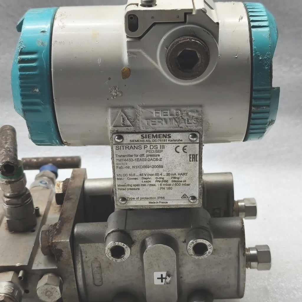 Siemens 7MF4433-1EA02-2AC6-Z SITRANS P DS III DP Transmitter 4-20mA HART PN160