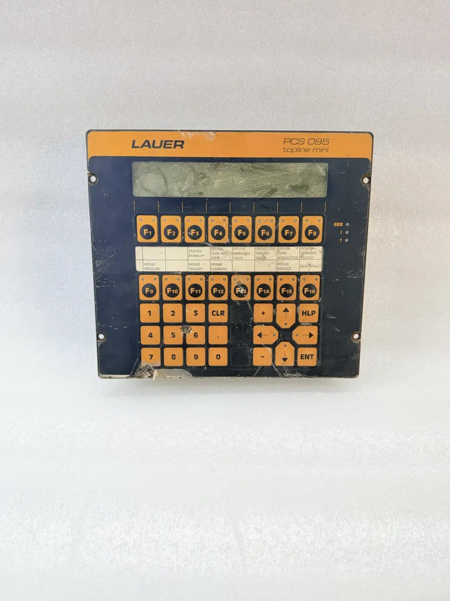 LAUER PCS095 Topline Mini Operator Panel 19-33VDC FOR PARTS