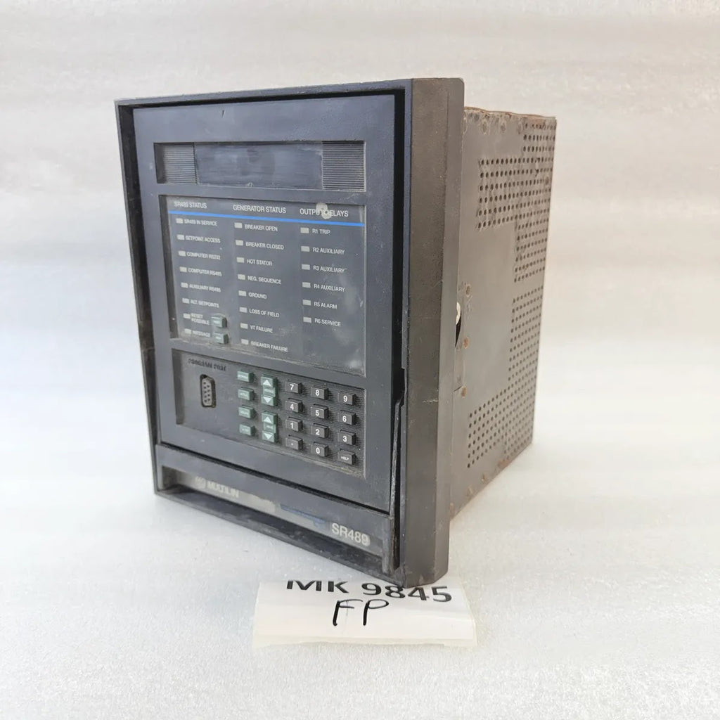 GE MULTILIN SR489-P5-HI-A20 Generator Management Relay 5A CT 90-300VDC