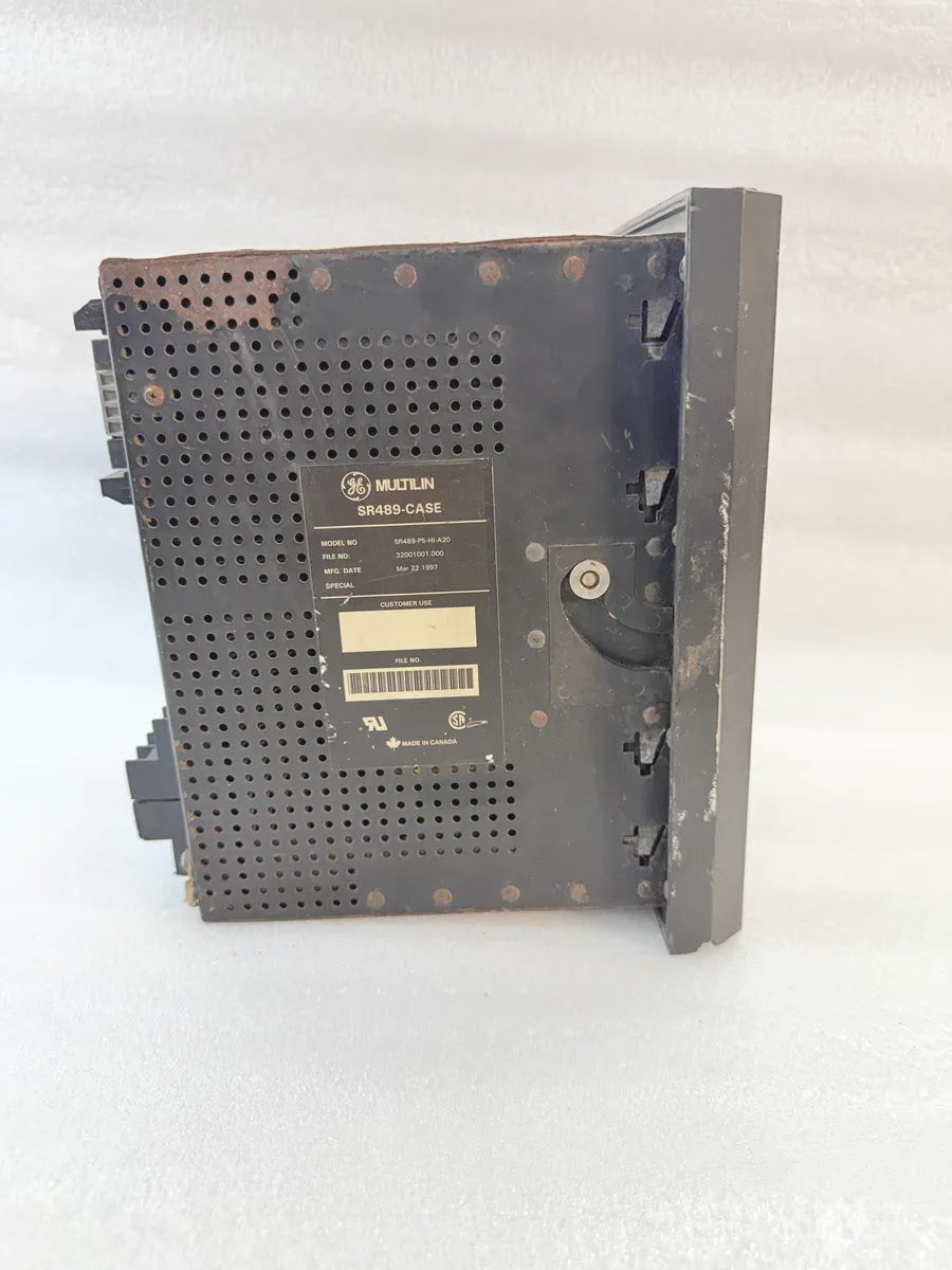 GE MULTILIN SR489-P5-HI-A20 Generator Management Relay 5A CT 90-300VDC