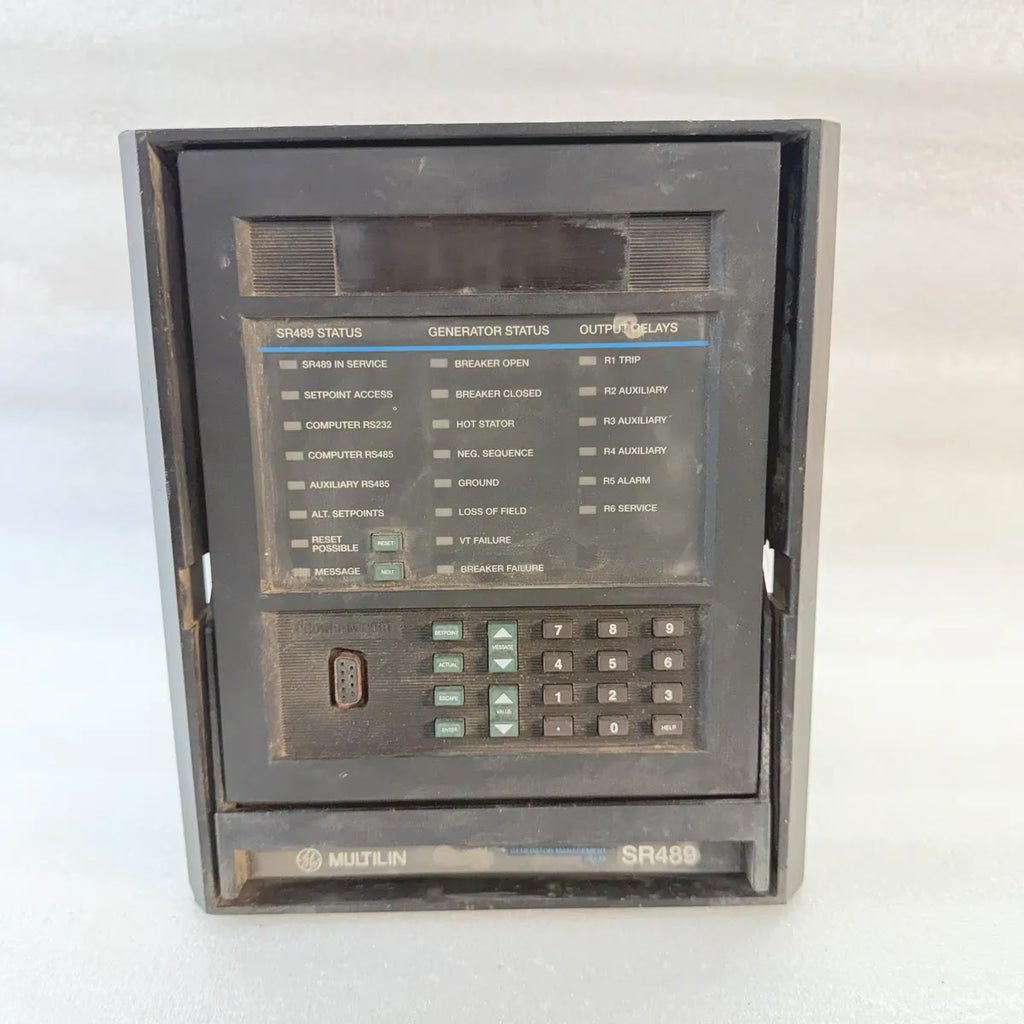 GE MULTILIN SR489-P5-HI-A20 Generator Management Relay 5A CT 90-300VDC